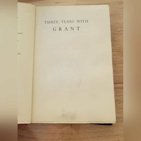 Three Years With Grant By  & Benjamin P Thomas (1956) HC.DJ. 3rd Edition. Ex-Lib - Picture 3 of 8